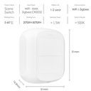Tuya Smart WiFi 2-button Scene Switch APP Remote Control Wireless Smart Switch