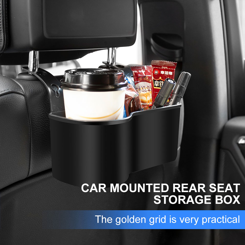 Universal Car Cup Holder Headrest Seat Back Mount Organizer Multifunctional Vehicle Drink Bottle Storage Box Auto Phone Holder