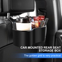 Universal Car Cup Holder Headrest Seat Back Mount Organizer Multifunctional Vehicle Drink Bottle Storage Box Auto Phone Holder