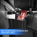 Universal Car Cup Holder Headrest Seat Back Mount Organizer Multifunctional Vehicle Drink Bottle Storage Box Auto Phone Holder