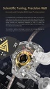 QKZ AKX IEM Monitor Level Headphone Transparent In-Ear Wired Earbuds With Mic HiFi Bass Stereo Music Earphone AUX 3.5MM