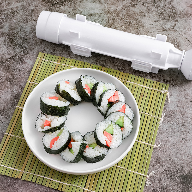 Quick Sushi Maker Roller Rice Mold Vegetable Meat Rolling Gadgets DIY Sushi Device