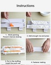 Quick Sushi Maker Roller Rice Mold Vegetable Meat Rolling Gadgets DIY Sushi Device