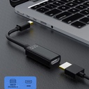 Mini DP to HDMI transfer cable 4K high-definition lightning Minidp to HDMI computer graphics card external converter