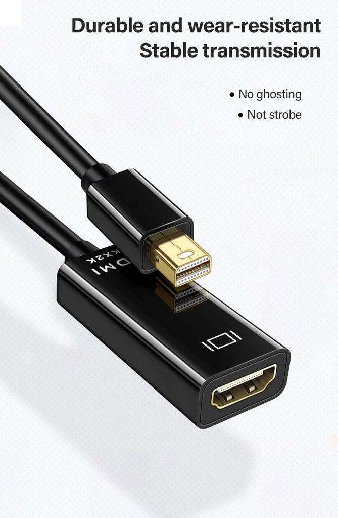 Mini DP to HDMI transfer cable 4K high-definition lightning Minidp to HDMI computer graphics card external converter