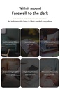 Desk Lamp Eye Protection USB Portable LED Lamps Reading Ring Lamp Mobile Mini Bedside Lamp Night Light 4000K