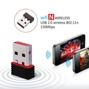 Mini PC WiFi Adapter 150M USB WiFi Antenna Wireless Computer Network Card 802.11n/g/b Portable USB Wifi Receivers Adapter