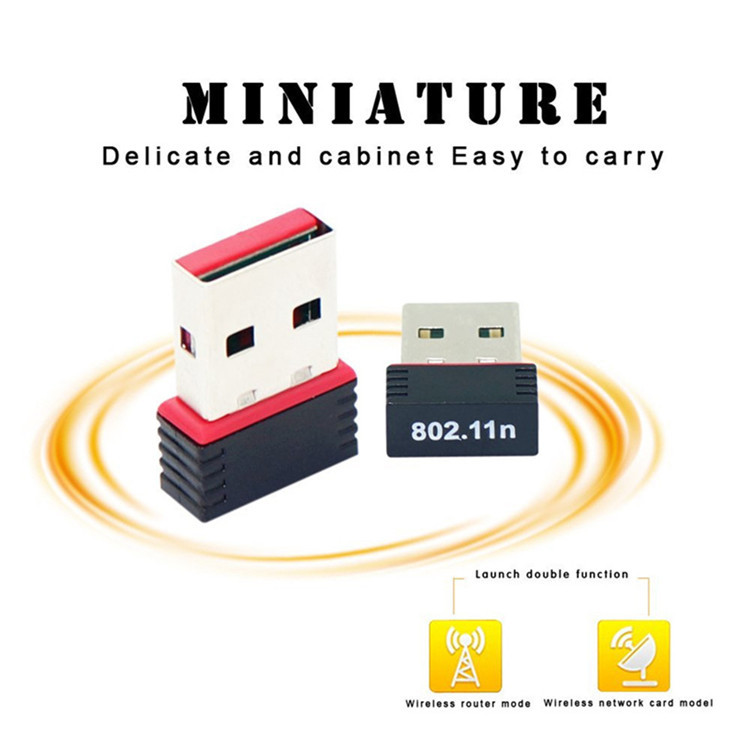 Mini PC WiFi Adapter 150M USB WiFi Antenna Wireless Computer Network Card 802.11n/g/b Portable USB Wifi Receivers Adapter