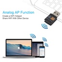 2.4GHz+5GHz Dual Band 600mbps USB Wifi Adapter Wireless Network Card Wireless USB WiFi Adapter wifi Dongle PC Network Card