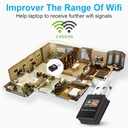 2.4GHz+5GHz Dual Band 600mbps USB Wifi Adapter Wireless Network Card Wireless USB WiFi Adapter wifi Dongle PC Network Card