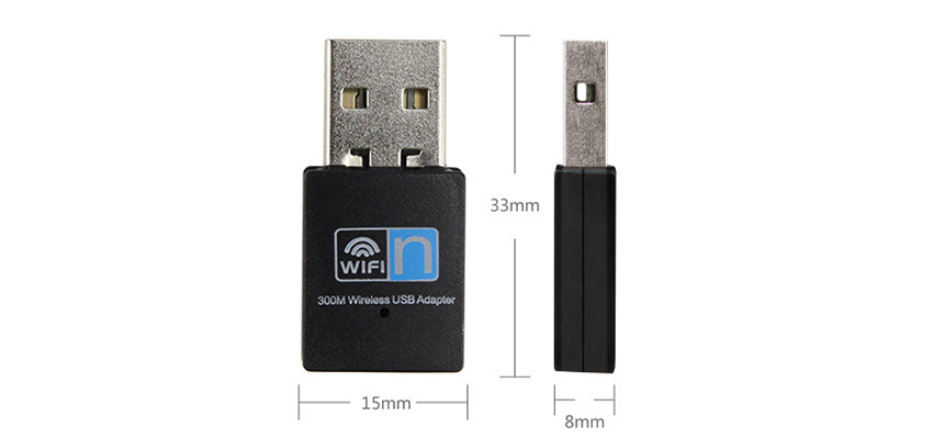 300Mbps USB WiFi Wireless Adapter USB Network Adapter 2.4G Wireless Dongle Network Card