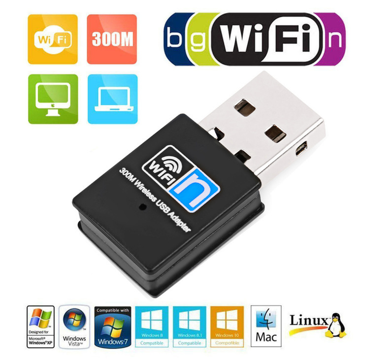 300Mbps USB WiFi Wireless Adapter USB Network Adapter 2.4G Wireless Dongle Network Card