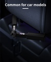 Universal Car Headrest Tablet Holder Backseat Seat Tablet Phone Mount Adjustable Stretchable 360-Degree Phone Holder