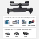 Universal Car Headrest Tablet Holder Backseat Seat Tablet Phone Mount Adjustable Stretchable 360-Degree Phone Holder