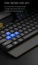 DIVPARD MK-350 Wired USB Holder Keyboard Mouse Game Set Floating Keycap