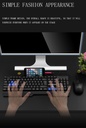 DIVPARD MK-350 Wired USB Holder Keyboard Mouse Game Set Floating Keycap