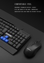 DIVPARD MK-350 Wired USB Holder Keyboard Mouse Game Set Floating Keycap