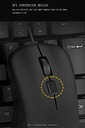DIVPARD MK-350 Wired USB Holder Keyboard Mouse Game Set Floating Keycap