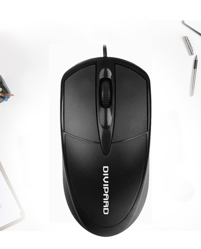 DIVIPARD MK310 wired USB keyboard and mouse combo set
