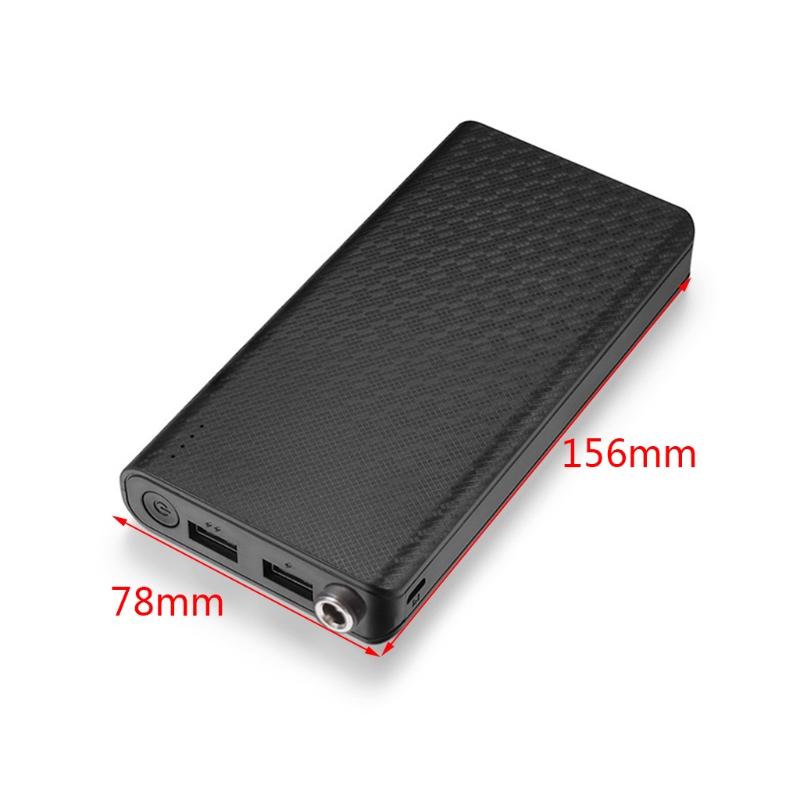 Durable Dual USB Output DIY 20000mah 7x18650 Battery Case DC Output 9V/12V Plastic Charging Box Non-removable Power Bank Shell(without batteries)
