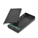 Durable Dual USB Output DIY 20000mah 7x18650 Battery Case DC Output 9V/12V Plastic Charging Box Non-removable Power Bank Shell(without batteries)