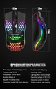 DIVIPARD OP-50 colorful luminous RGB mouse business office aggravated 4D lightweight mouse