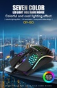 DIVIPARD OP-50 colorful luminous RGB mouse business office aggravated 4D lightweight mouse