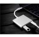 Type-C to USB 3.1 HDMI Docking Station 3 in 1 USB C Hub Screen Expansion 4K Adapter