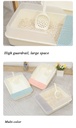 Semi Closed Cats Toilet Durable Anti-splash Plastic Extra Large Cat Litter Box