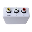 HD 1080P RCA AV To HDMI-compatible Composite Adapter Converter