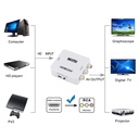 HDMI-compatible TO AV RCA CVSB L/R Video 1080P Scaler Adapter Converter Box HD Video Composite Adapter Support NTSC PAL Output
