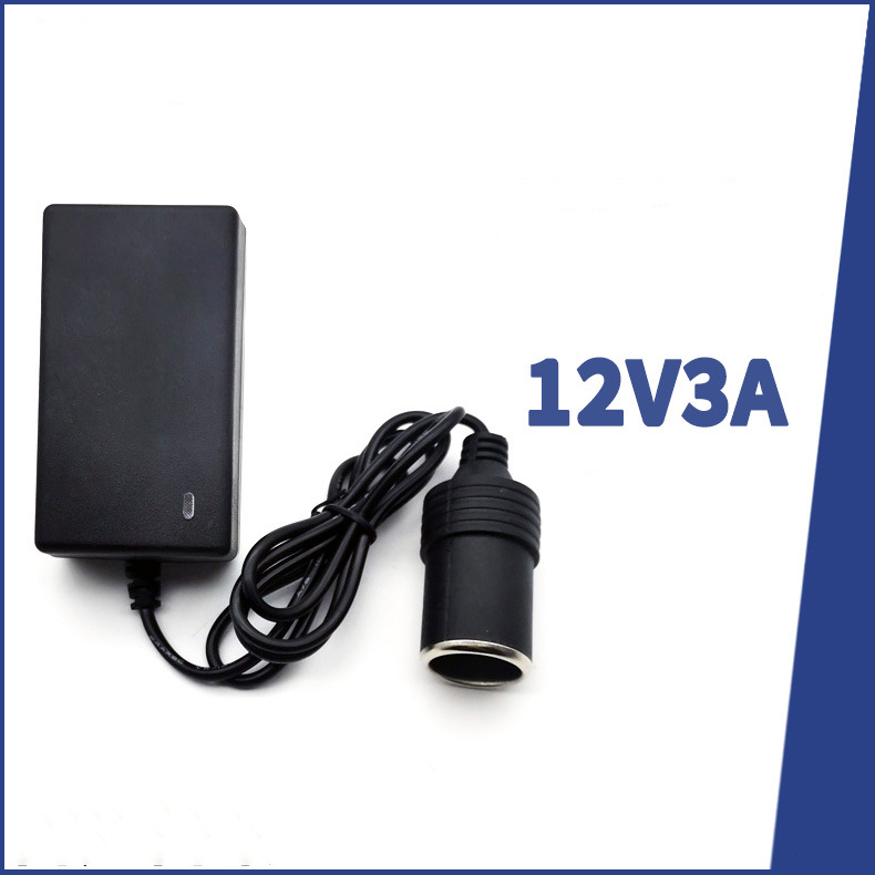 220V To 12V3A 36W  Car Power converter Adapter