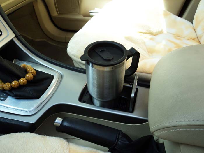 Portable 12V 65degrees car electric water boiling heating cup hot water cup