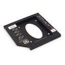 Plastic 9.5 12.7mm HDD Caddy SATA 3.0 Optibay 2.5'' Hard Disk Drive Enclosure SSD Case Box For Laptop CD-ROM DVD-ROM HDD Case