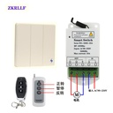 433MHz Rf Universal Remote Control 10A Relay Controller AC 220V 2CH Receiver and Transmitter for AC Motor Light Garage Gate Door