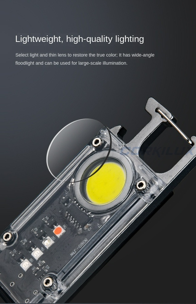 Keychain Flashlight Mini Usb Rechargeable Outdoor Waterproof Led Light Magnet Bottle Opener Camping Cob Light Emergency Lamp