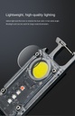 Keychain Flashlight Mini Usb Rechargeable Outdoor Waterproof Led Light Magnet Bottle Opener Camping Cob Light Emergency Lamp
