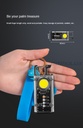 Keychain Flashlight Mini Usb Rechargeable Outdoor Waterproof Led Light Magnet Bottle Opener Camping Cob Light Emergency Lamp