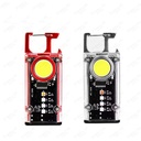 Keychain Flashlight Mini Usb Rechargeable Outdoor Waterproof Led Light Magnet Bottle Opener Camping Cob Light Emergency Lamp