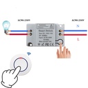 433MHz Universal Wireless RF Remote Control Fan Lamp Light Switch 10A Relay Output RF AC 220V 1CH Receiver Module Transmitter