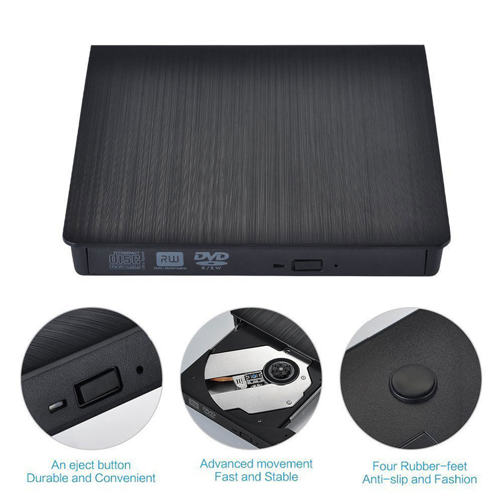 USB3.0/Type-c dual-port DVD/CD disc reading player external mobile recorder DVD/CD burner