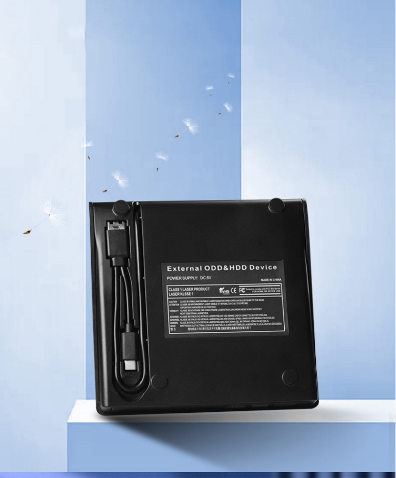 USB3.0/Type-c dual-port DVD/CD disc reading player external mobile recorder DVD/CD burner