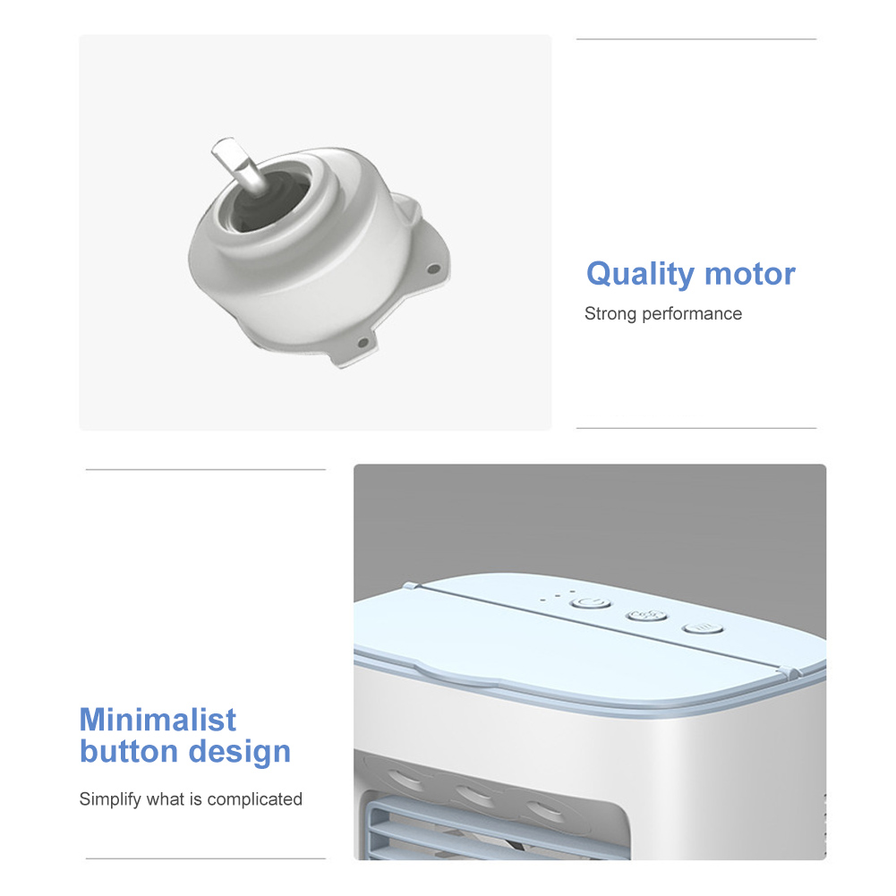 Multifunction Mini Fan USB Electric Air Cooler Water Spray Mist 3 Gear Speed Air Cooling Fan Humidifier