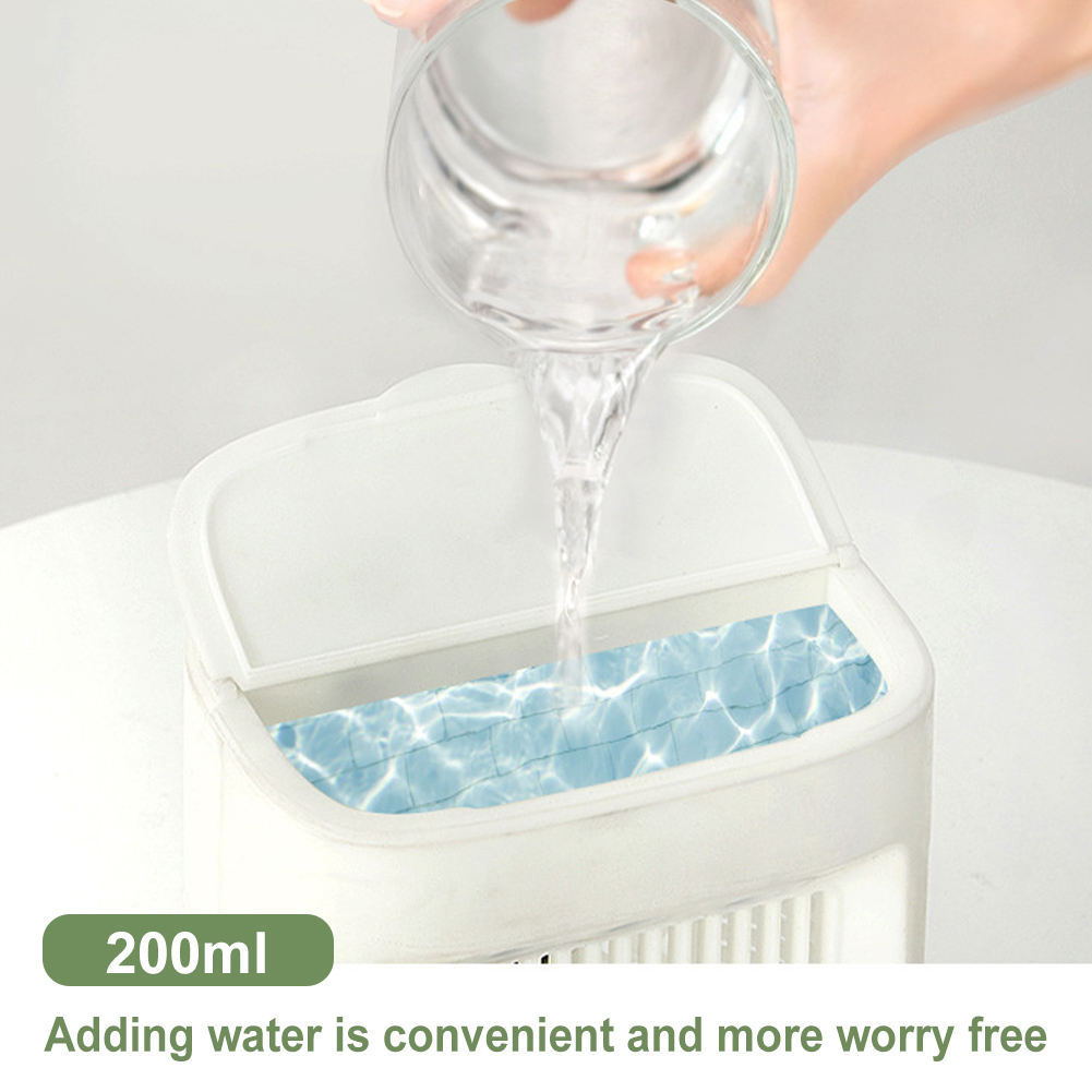 Multifunction Mini Fan USB Electric Air Cooler Water Spray Mist 3 Gear Speed Air Cooling Fan Humidifier