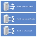 Multifunction Mini Fan USB Electric Air Cooler Water Spray Mist 3 Gear Speed Air Cooling Fan Humidifier