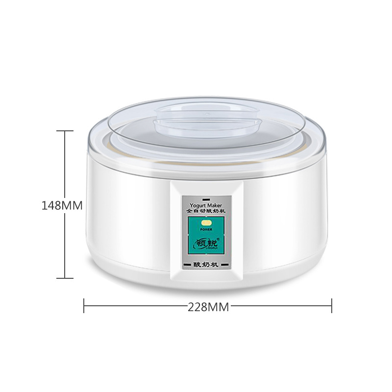 1.5L Yogurt Maker with 7 Glass Ferment Jars Automatic Yogurt Machine Household DIY Automatic Yogurt Tools Kitchen Appliance 220V 1.5L Yogurt Maker with 7 Glass Ferment Jars Automatic Yogurt Machine Household DIY Automatic Yogurt Tools Kitchen Appliance 2