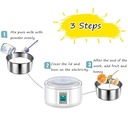 1.5L Yogurt Maker with 7 Glass Ferment Jars Automatic Yogurt Machine Household DIY Automatic Yogurt Tools Kitchen Appliance 220V 1.5L Yogurt Maker with 7 Glass Ferment Jars Automatic Yogurt Machine Household DIY Automatic Yogurt Tools Kitchen Appliance 2