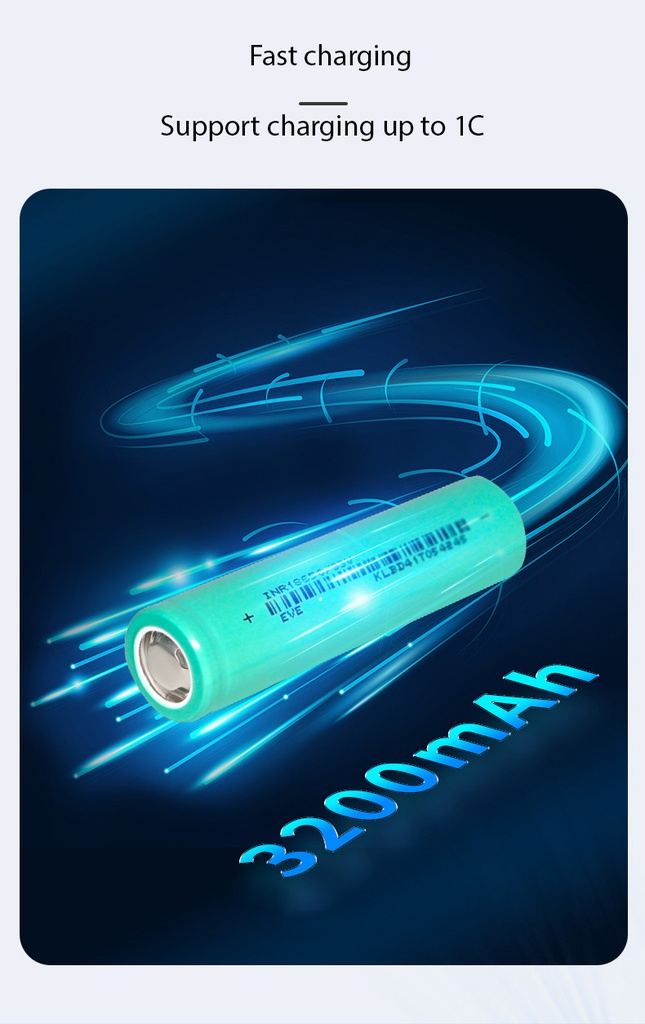 EVE Lithium Energy 18650 lithium battery 3.6V 3200mah