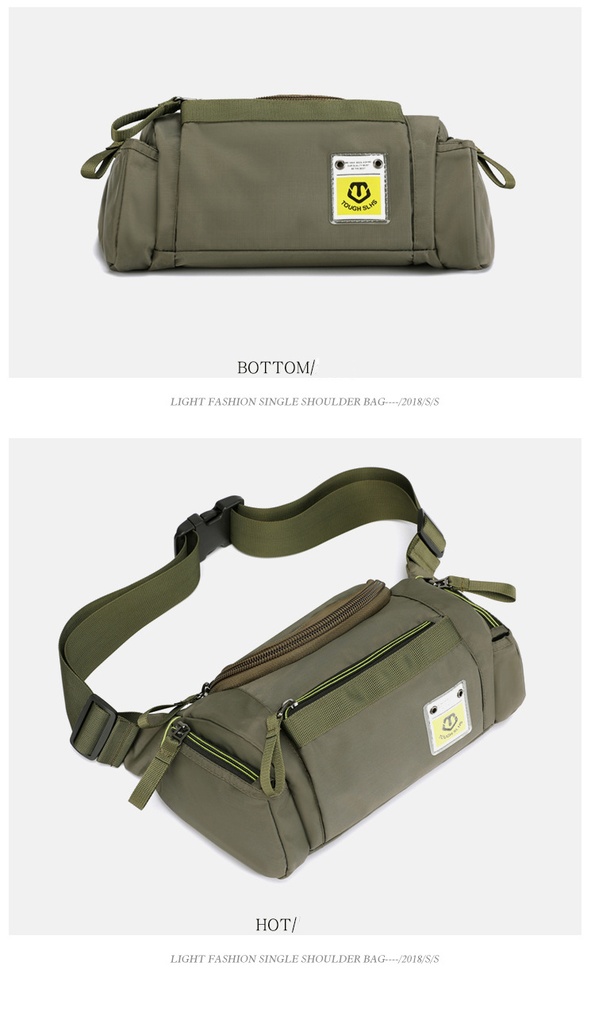 Toughslhs multi-functional outdoor waist bag fashion trend chest bag crossbody bag storage waist bag