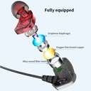 S2000 3.5mm Wired Headset Stereo Earbud Headphones With Mic